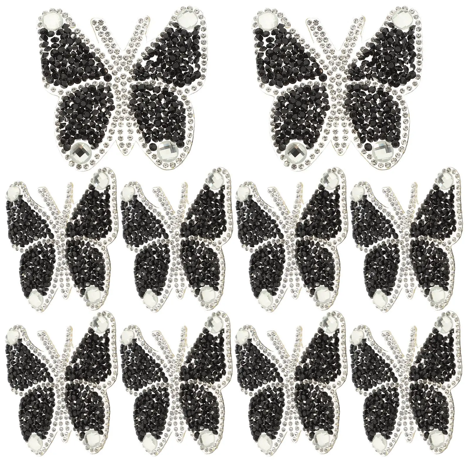 10 Pcs Butterfly Hot Diamond Stickers Back Sewing Patches Coat Multi-function Wedding Decor for Clothes Decorative
10 Pcs Butterfly Hot Diamond Stickers Back Sewing Patches Coat Multi-function Wedding Decor for Clothes Decorative