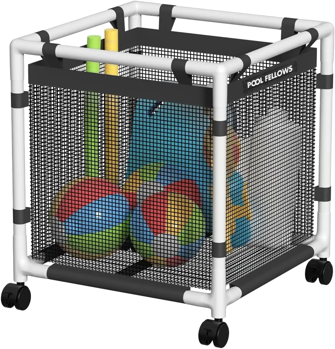 45 Gallon Pool Storage Bin, Mesh Organizer for Toys, Towels, Floats, and Noodles
45 Gallon Pool Storage Bin, Mesh Organizer for Toys, Towels, Floats, and Noodles