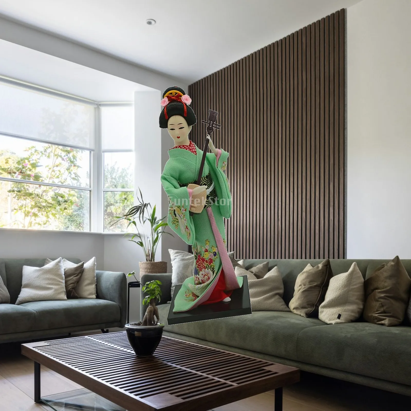 Handmade Japanese Geisha Kokeshi Doll 12 Inch Kimono Art Desk Ornament Collectible for Home Decoration
Handmade Japanese Geisha Kokeshi Doll 12 Inch Kimono Art Desk Ornament Collectible for Home Decoration