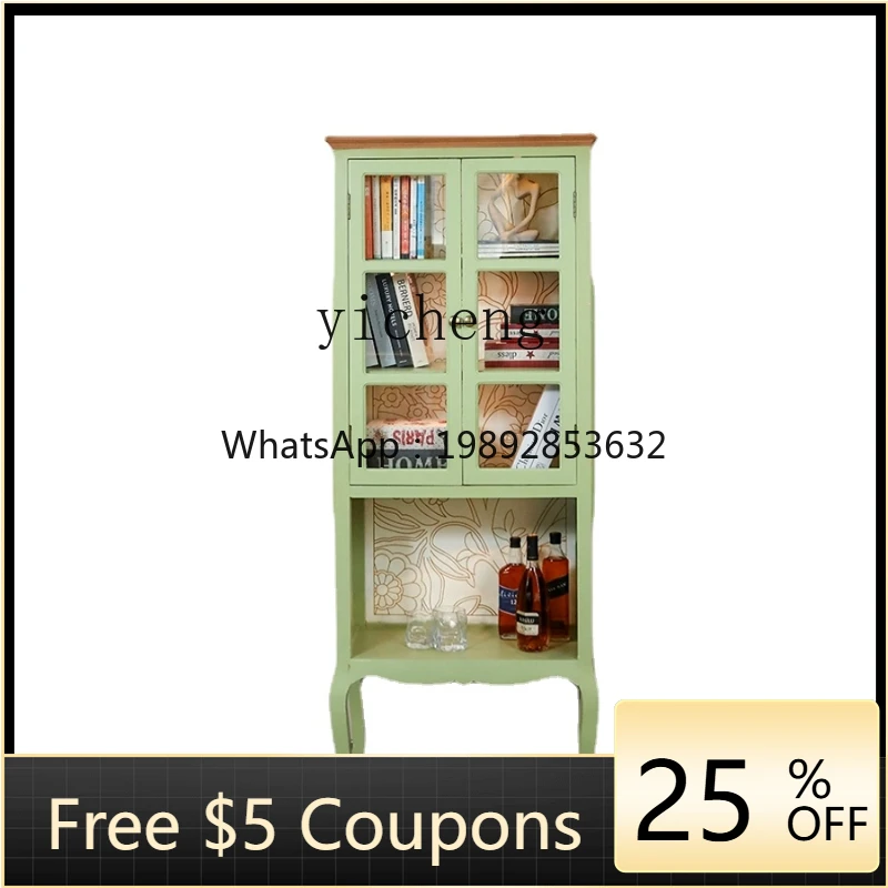ZTqh Children's Bookcase Vintage Green Storage Cabinet Wall High Cabinet Carved Cabinet
ZTqh Children's Bookcase Vintage Green Storage Cabinet Wall High Cabinet Carved Cabinet