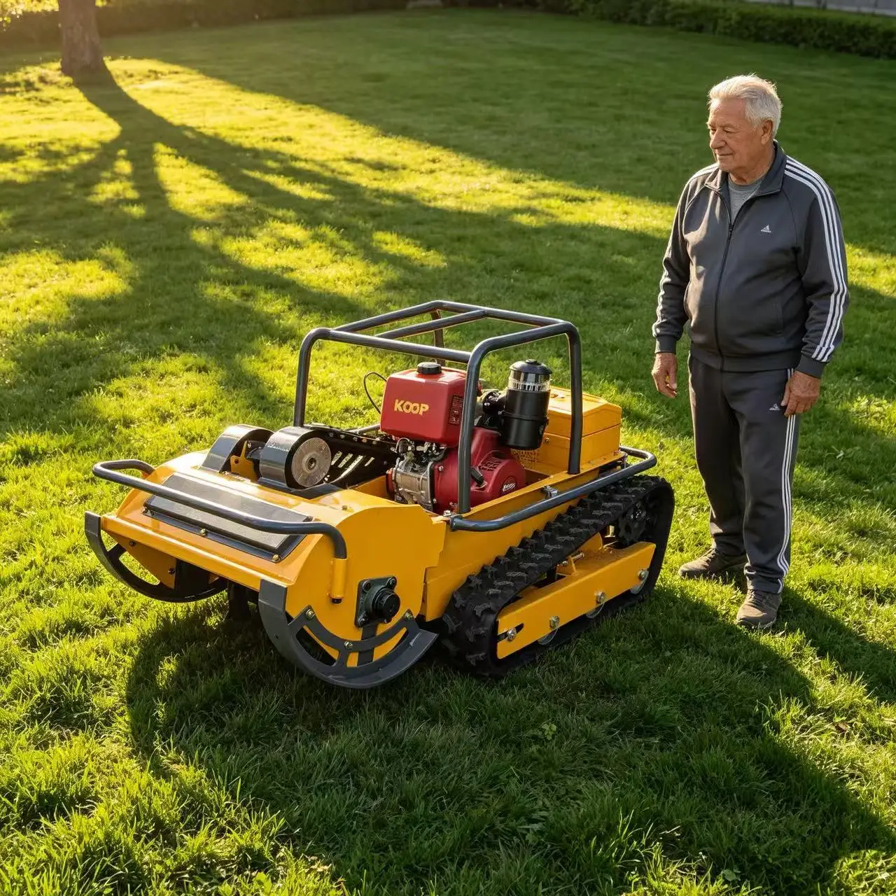 800mm Diesel/Petrol Powered Flail Y-Blade All-Terrain Smart Remote Control Customizable Hot-selling Lawn Mower, One-click Shredd
800mm Diesel/Petrol Powered Flail Y-Blade All-Terrain Smart Remote Control Customizable Hot-selling Lawn Mower, One-click Shredd