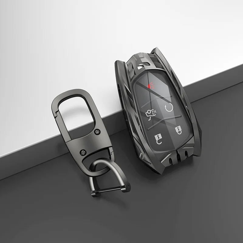 Premium Zinc Alloy Armor Key Case Cover for Cadillac CT6/XT4/XT5/XT6 - Protective Armor Shell Key Bag Chain
Premium Zinc Alloy Armor Key Case Cover for Cadillac CT6/XT4/XT5/XT6 - Protective Armor Shell Key Bag Chain
