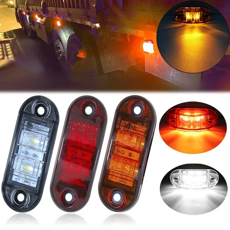 12V 24V Warning LED Side Marker Lights Front Rear Clearance Indicator Lamp Truck Accessorie for Scania Trailer BUS Van Caravan
12V 24V Warning LED Side Marker Lights Front Rear Clearance Indicator Lamp Truck Accessorie for Scania Trailer BUS Van Caravan