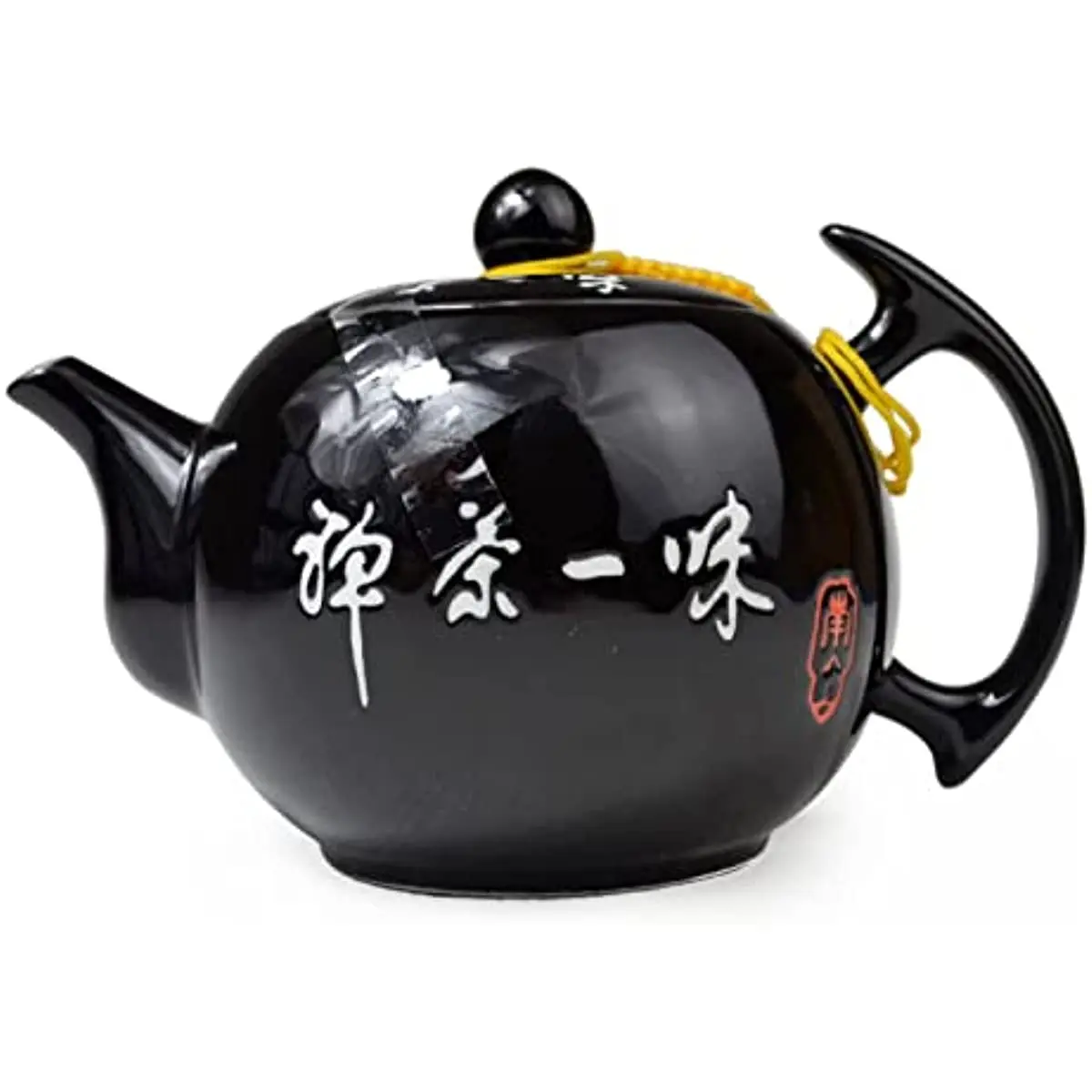 Фарфоровый чайный горшок, 10 унций, китайский чайный набор Xishi Gongfu, керамический чайник, черный (чайный горшок)
Фарфоровый чайный горшок, 10 унций, китайский чайный набор Xishi Gongfu, керамический чайник, черный (чайный горшок)