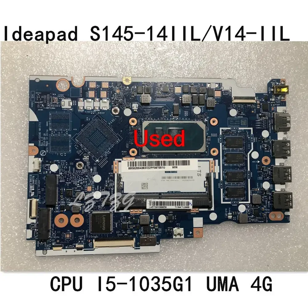 For Lenovo ideapad S145-14IIL/V14-IIL NM-C71 Laptop Motherboard CPU I5-1035G1 UMA 4G FRU 5B20S43837
For Lenovo ideapad S145-14IIL/V14-IIL NM-C71 Laptop Motherboard CPU I5-1035G1 UMA 4G FRU 5B20S43837