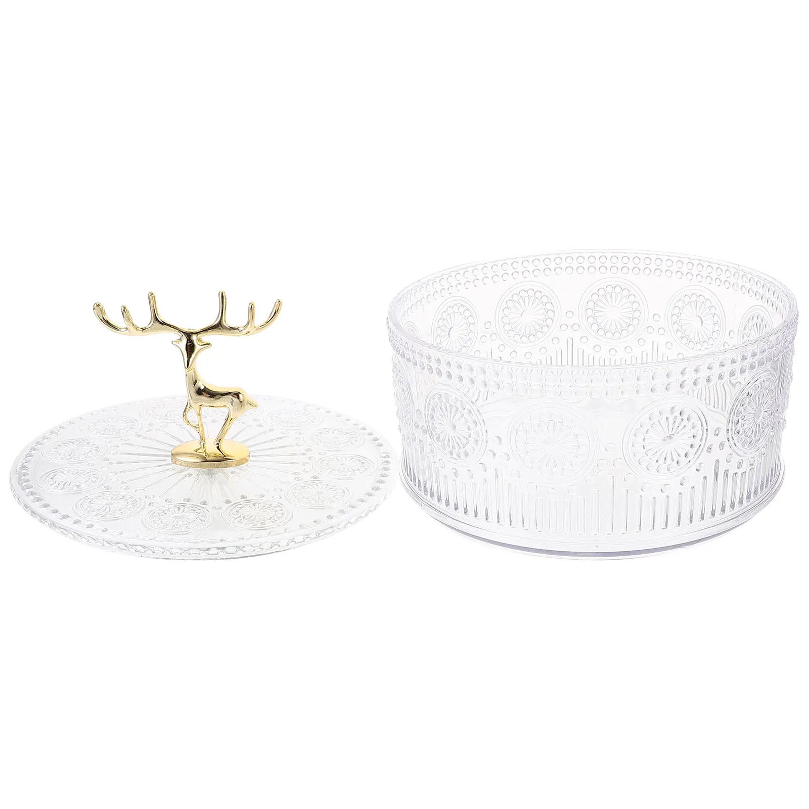 Transparent Jewelry Jar Delicate Organizer Candy Snack Storage Container Clear Diamond Embossed Lid Decorative Home Office Pet
Transparent Jewelry Jar Delicate Organizer Candy Snack Storage Container Clear Diamond Embossed Lid Decorative Home Office Pet