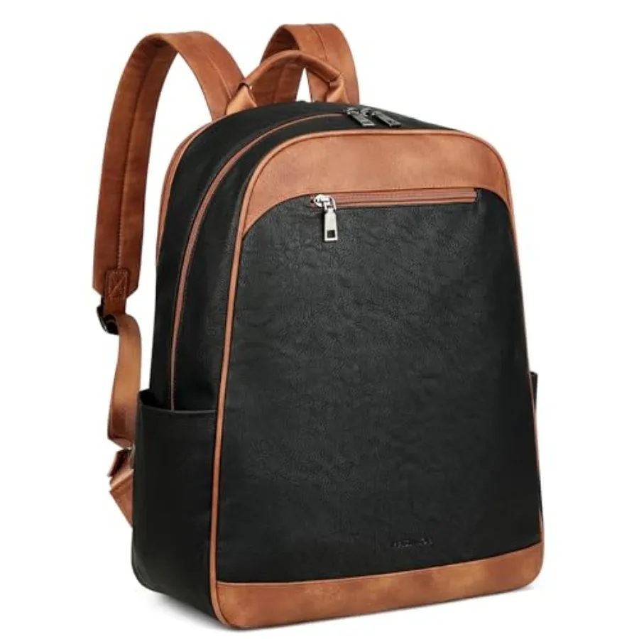 15.6 inch Leather Laptop Backpack Purse for Women, Designer Travel and Work Bag with Laptop Compartment
15.6 inch Leather Laptop Backpack Purse for Women, Designer Travel and Work Bag with Laptop Compartment