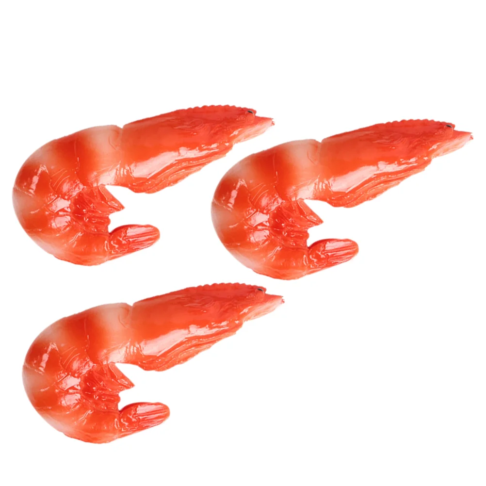 3pcs Simulation Shrimp Meat Model Creative Shrimp Shaped Decor Shrimp Cognitive Fake Food Toy shrimp model
3pcs Simulation Shrimp Meat Model Creative Shrimp Shaped Decor Shrimp Cognitive Fake Food Toy shrimp model