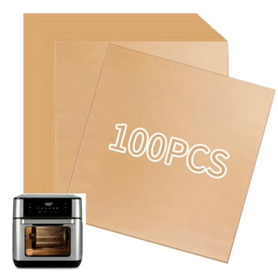 Air Fryer Paper Liners, 100 PCS Unbleached Parchment Paper Air Fryer Liners Disposable Compatible with Instant Pot 10 QT Air Fr
Air Fryer Paper Liners, 100 PCS Unbleached Parchment Paper Air Fryer Liners Disposable Compatible with Instant Pot 10 QT Air Fr