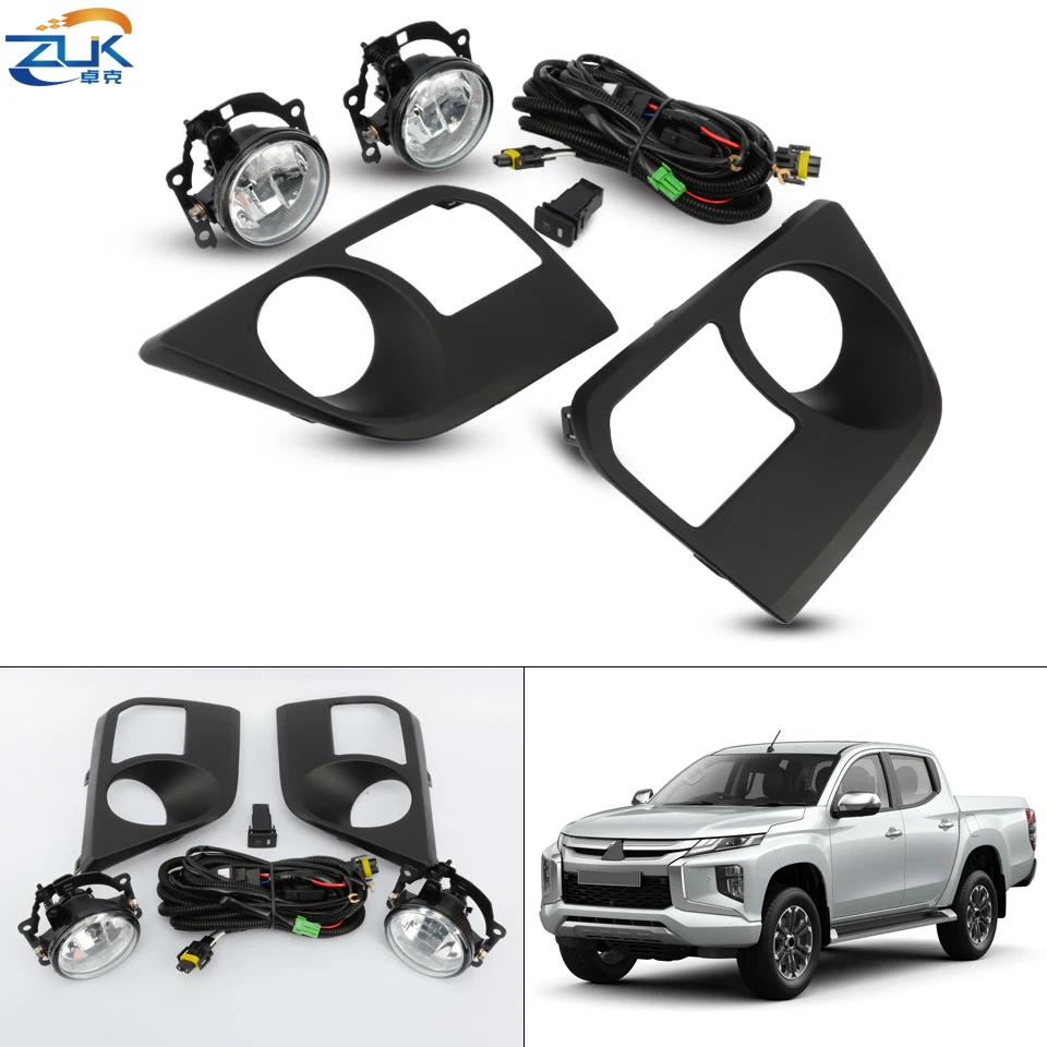 ZUK Car Front Bumper Fog Lamp Fog Light Assembly Set With Lamp Hood Harness Set Switch For Mitsubishi Triton L200 GLX 2019-2020
ZUK Car Front Bumper Fog Lamp Fog Light Assembly Set With Lamp Hood Harness Set Switch For Mitsubishi Triton L200 GLX 2019-2020