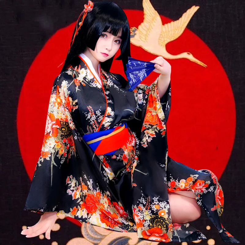 New Arrival!Anime Enma Ai Cosplay Japanese Kimono Pretty printing with shoes Hell Girl Suit female Costume H
New Arrival!Anime Enma Ai Cosplay Japanese Kimono Pretty printing with shoes Hell Girl Suit female Costume H