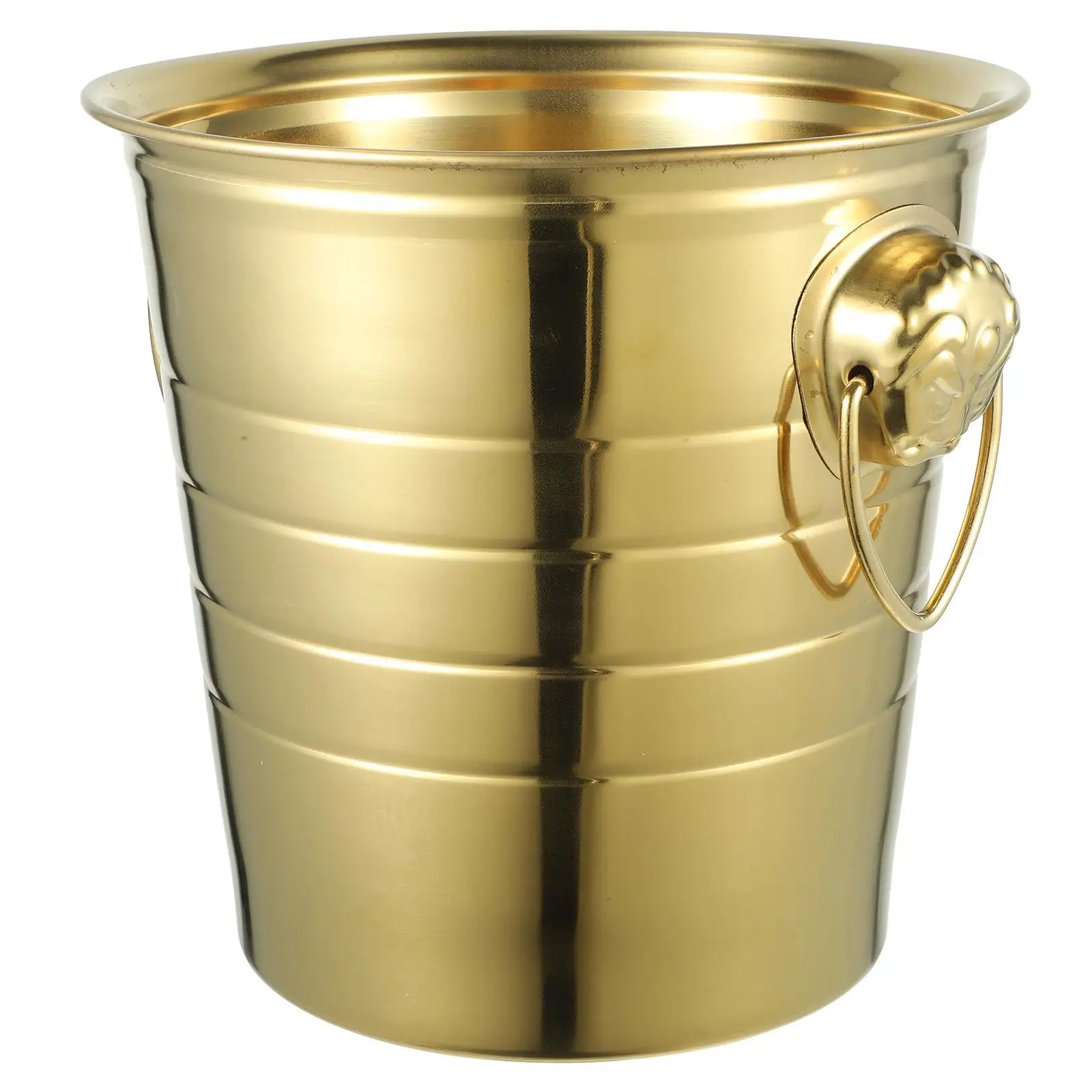 Stainless Steel Ice Bucket 3L Golden Small Size Scratch Resistant Cooling Party KTV Beer Beverage Container Tubs
Stainless Steel Ice Bucket 3L Golden Small Size Scratch Resistant Cooling Party KTV Beer Beverage Container Tubs