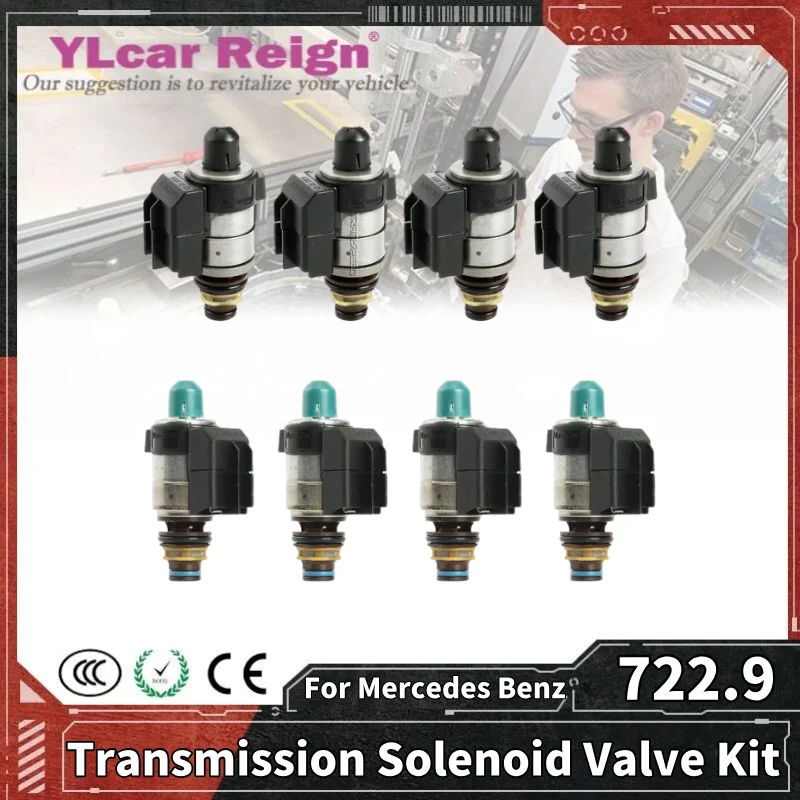 722.9 Automatic Transmission 8Pcs Original Solenoids Valve Kit For Mercedes Benz 7-speed A0260130034 A2202771098 Car Accessories
722.9 Automatic Transmission 8Pcs Original Solenoids Valve Kit For Mercedes Benz 7-speed A0260130034 A2202771098 Car Accessories