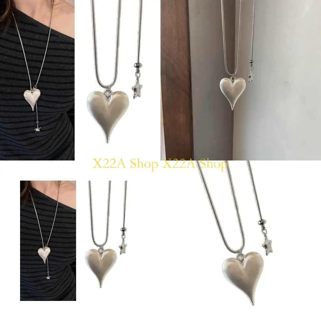 Unique Heart Necklace Party Necklace Modern Chain Necklace Perfect for Various Occasion
Unique Heart Necklace Party Necklace Modern Chain Necklace Perfect for Various Occasion