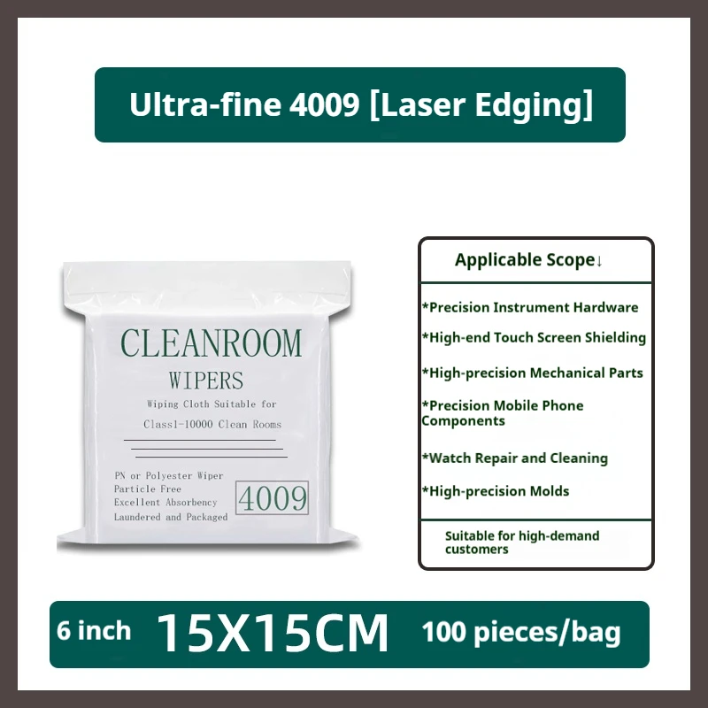 Anti-static Microfiber Dusting Cleaning Cloth Dust-Free Paper Cleanroom Wiper for Microscope Phone PCB Electronic LCD Repair
Anti-static Microfiber Dusting Cleaning Cloth Dust-Free Paper Cleanroom Wiper for Microscope Phone PCB Electronic LCD Repair