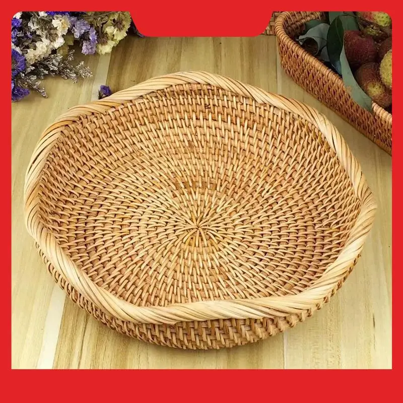 Круглые корзины для фруктов из ротанга, тканые сервировочные корзины, миски, плетеные корзины для хранения, миски для кухни, набор из 3 шт.
Круглые корзины для фруктов из ротанга, тканые сервировочные корзины, миски, плетеные корзины для хранения, миски для кухни, набор из 3 шт.
