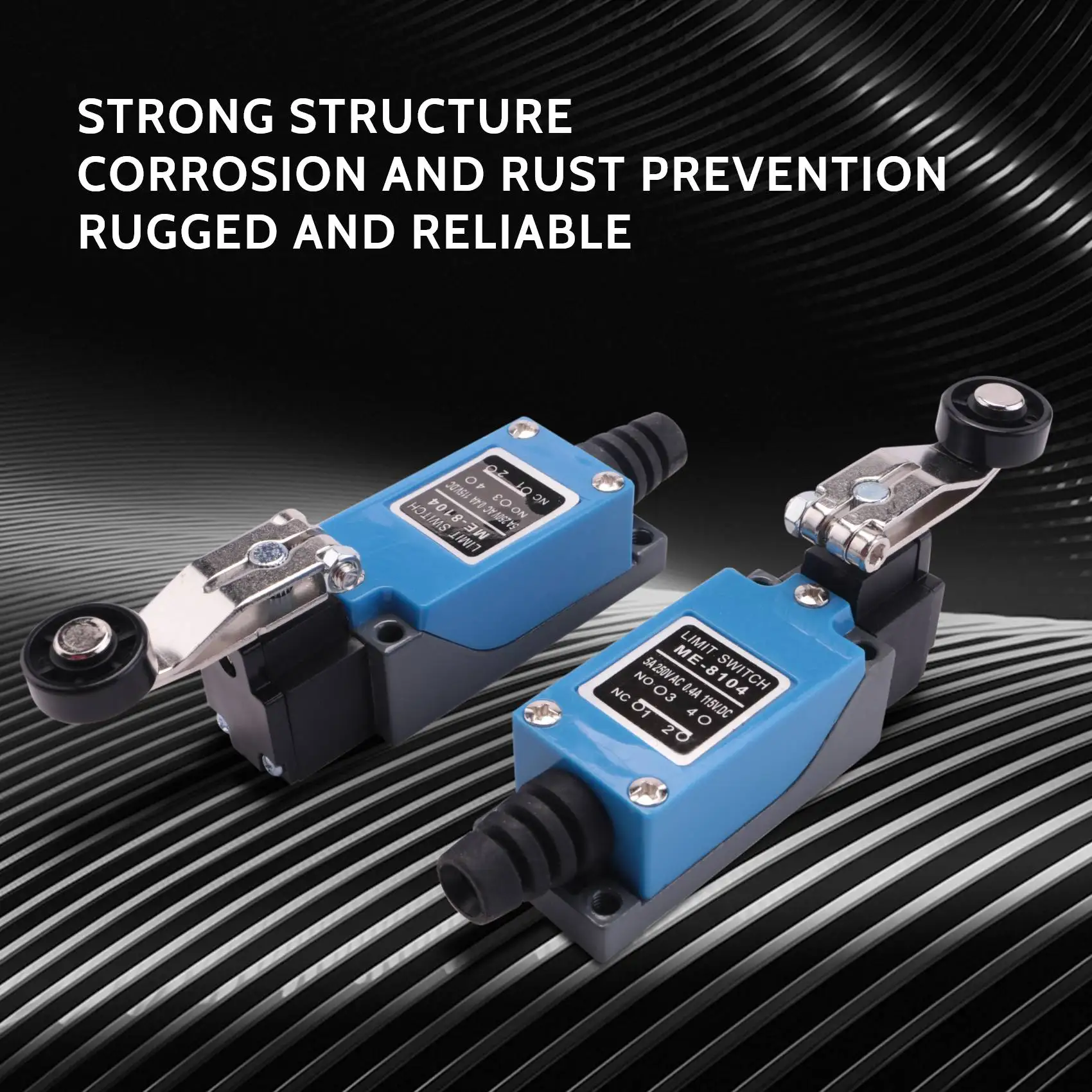 AT44-10Pcs ME-8104 Momentary Roller Arm Type Limit Switch For CNC Mill 5A 250V ME8104 Mini Switch
AT44-10Pcs ME-8104 Momentary Roller Arm Type Limit Switch For CNC Mill 5A 250V ME8104 Mini Switch