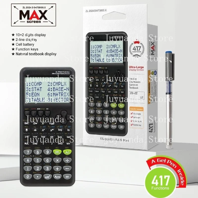 991ESPLUS2nd Scientific Calculator Function Calculator Student Exam 417 Features
991ESPLUS2nd Scientific Calculator Function Calculator Student Exam 417 Features