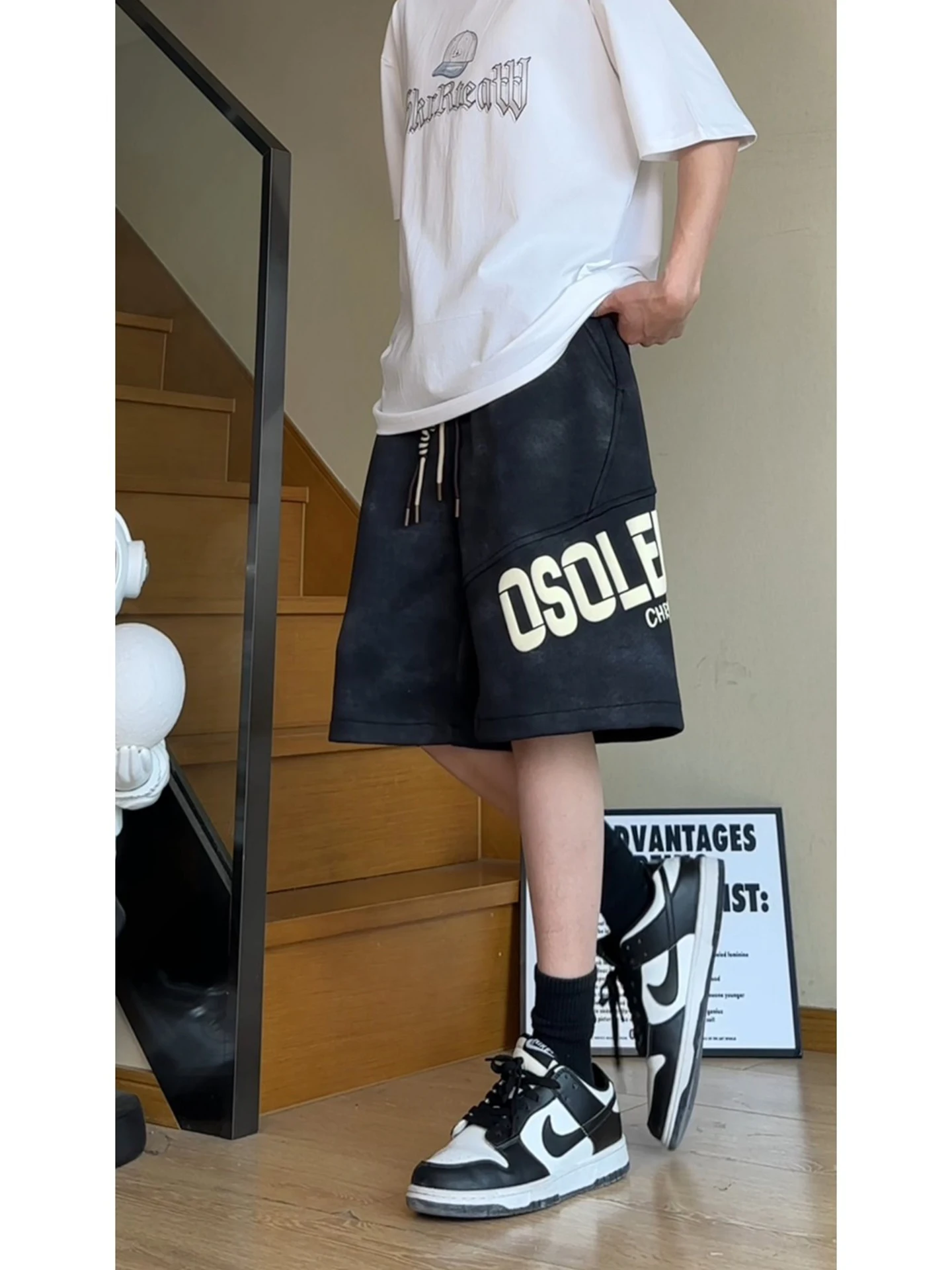 Trendy Loose Wide Leg Casual orts Men's Summer Breathable Lightweight Dyed Sports orts Comfortable Loose Drapey Fit orts
Trendy Loose Wide Leg Casual orts Men's Summer Breathable Lightweight Dyed Sports orts Comfortable Loose Drapey Fit orts