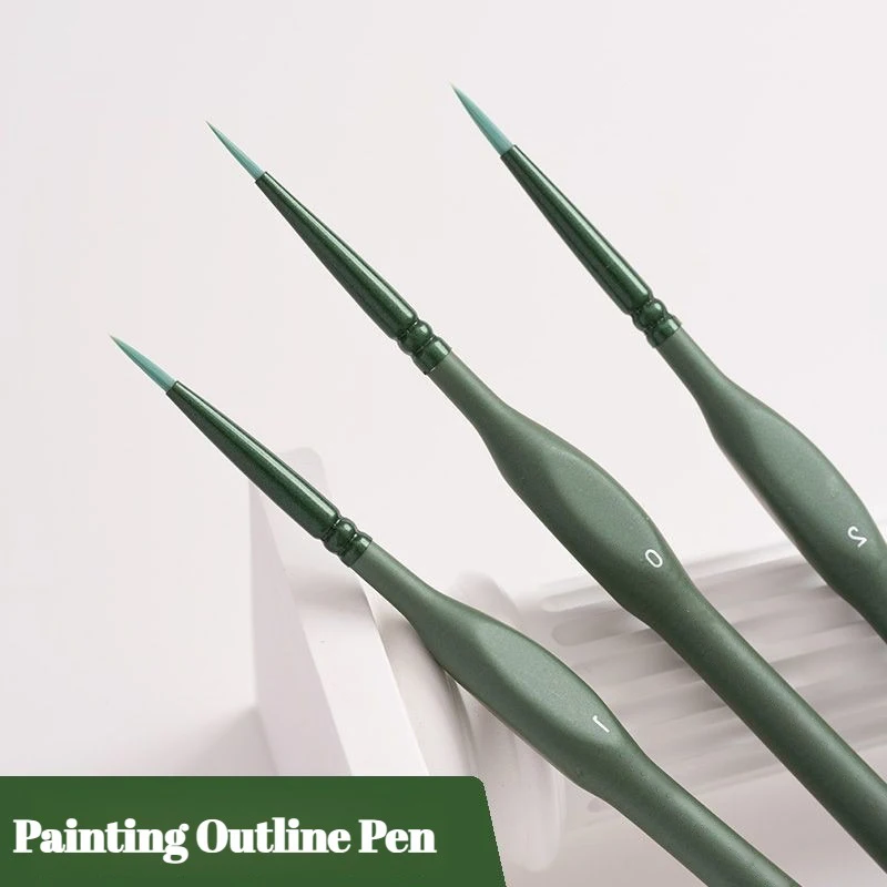 3 Pcs Digital Oil Painting Hook Line Pen Watercolor Extremely Fine Hand Drawn Nylon Hair Brush Triangle Wooden Rod Drawing Set
3 Pcs Digital Oil Painting Hook Line Pen Watercolor Extremely Fine Hand Drawn Nylon Hair Brush Triangle Wooden Rod Drawing Set