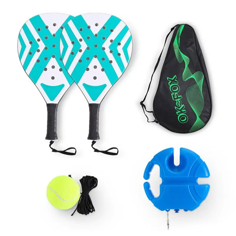 AEF6-2Pcs Cage Padel Rackets Tennis Racquet Sports Control Smart Holes Racket For Outdoor Sports With Ball Base Carry Bag
AEF6-2Pcs Cage Padel Rackets Tennis Racquet Sports Control Smart Holes Racket For Outdoor Sports With Ball Base Carry Bag