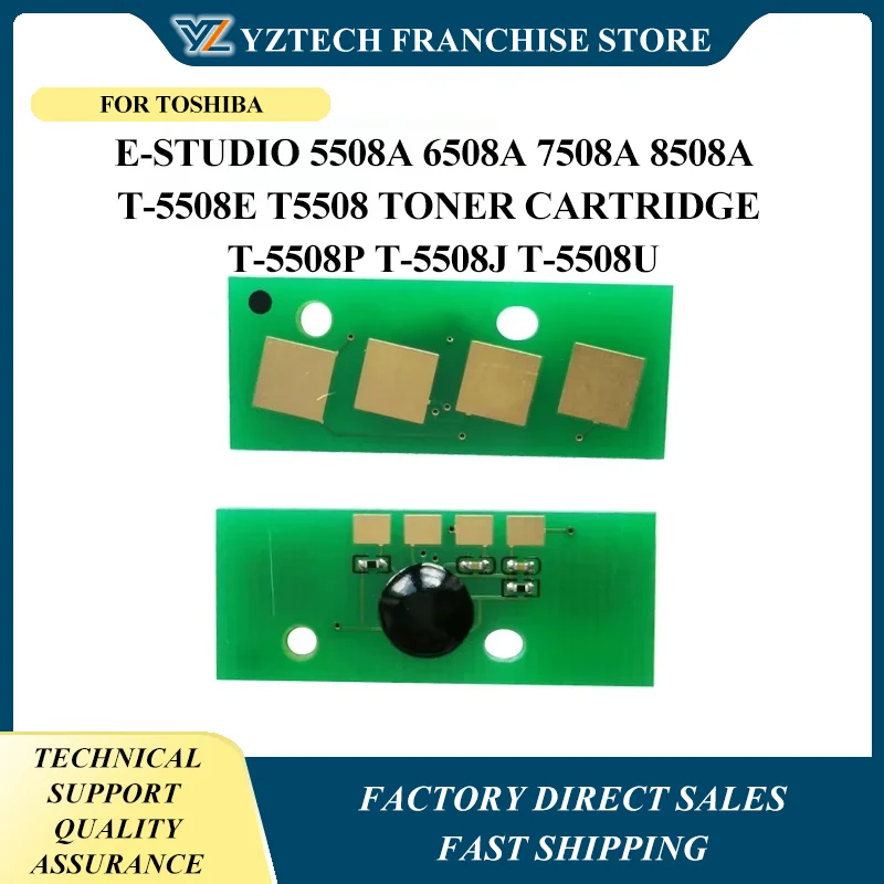 10 шт. чип T-5508 для Toshiba e-Studio 5508A 6508A 7508A 8508A T-5508E T5508 тонер-картридж T-5508P T-5508J T-5508U
10 шт. чип T-5508 для Toshiba e-Studio 5508A 6508A 7508A 8508A T-5508E T5508 тонер-картридж T-5508P T-5508J T-5508U