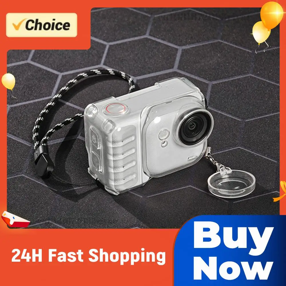 Защитный чехол с защитой от царапин, крышкой для объектива и ремешком, ударопрочный, совместимый с аксессуарами Insta360 Go Ultra
Защитный чехол с защитой от царапин, крышкой для объектива и ремешком, ударопрочный, совместимый с аксессуарами Insta360 Go Ultra