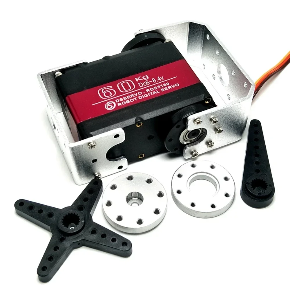 5160 big Robot servo high torque 60kg RDS5160 metal gear digital servo 0.13sec/60 degree 70kg.cm at(8.4v)
5160 big Robot servo high torque 60kg RDS5160 metal gear digital servo 0.13sec/60 degree 70kg.cm at(8.4v)