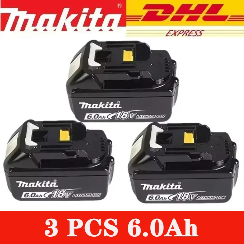 Batería recargable Original Makita 18V 6.0Ah, para herramienta Makita BL1830B BL1840 BL1840B BL1850 BL1850B 18650 batería de 18V
Batería recargable Original Makita 18V 6.0Ah, para herramienta Makita BL1830B BL1840 BL1840B BL1850 BL1850B 18650 batería de 18V