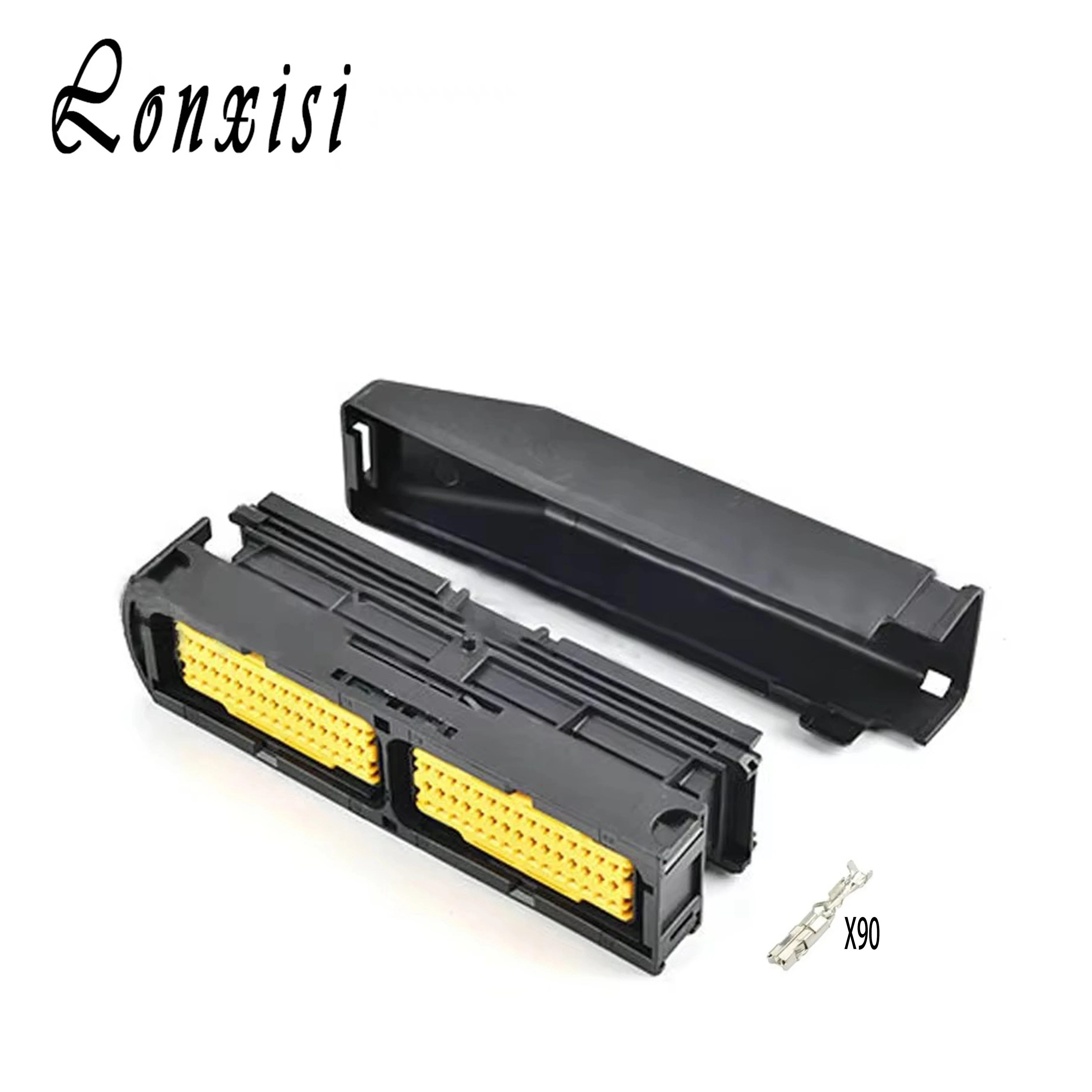 1 Set 90 Pin Way FCI Delphi Car ECU Black Plug Automotive Wire Harness Connector Female Socket 211PC902S0008 211PC902S0009
1 Set 90 Pin Way FCI Delphi Car ECU Black Plug Automotive Wire Harness Connector Female Socket 211PC902S0008 211PC902S0009