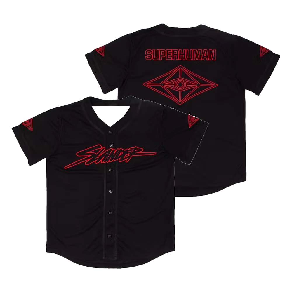 Slander Music Festival Merch Baseball Jersey V-Neck Short Sleeve Button-Down Shirts Women Men Streetwear Tops
Slander Music Festival Merch Baseball Jersey V-Neck Short Sleeve Button-Down Shirts Women Men Streetwear Tops