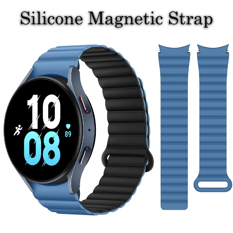 20mm Magnetic Strap for Samsung Watch 5Pro 45mm Silicone Band for Galaxy Watch 7 4 5 6 40mm 44mm 4/6 classic 42/43/46mm Bracelet
20mm Magnetic Strap for Samsung Watch 5Pro 45mm Silicone Band for Galaxy Watch 7 4 5 6 40mm 44mm 4/6 classic 42/43/46mm Bracelet
