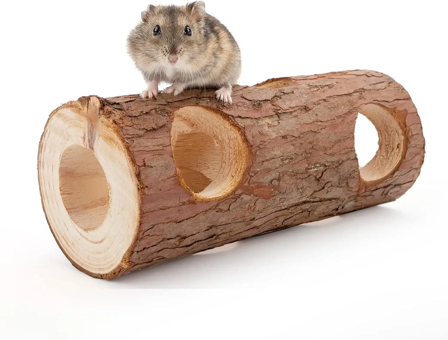 Natural Wooden Hamster Tunnel Toy - Forest Hollow Tree Trunk for Small Pets
Natural Wooden Hamster Tunnel Toy - Forest Hollow Tree Trunk for Small Pets