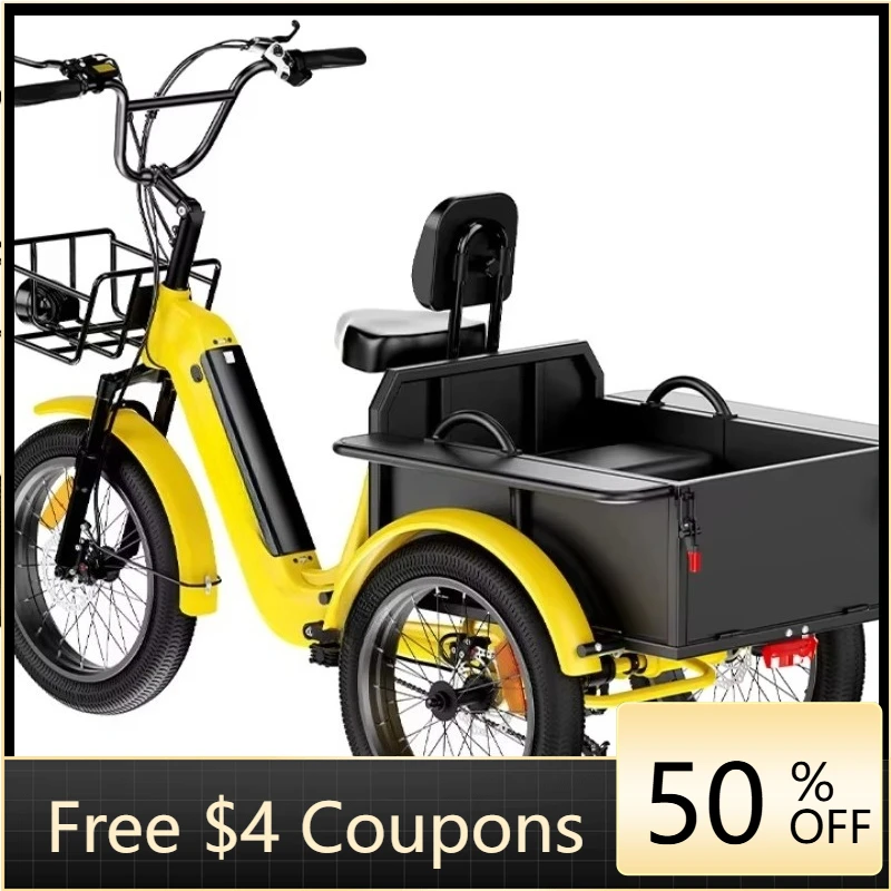 Rs 750 watt rear hub motor 48v lithium battery powered electric cargo bike with aluminum frame 3 wheel rickshaw tricycle
Rs 750 watt rear hub motor 48v lithium battery powered electric cargo bike with aluminum frame 3 wheel rickshaw tricycle