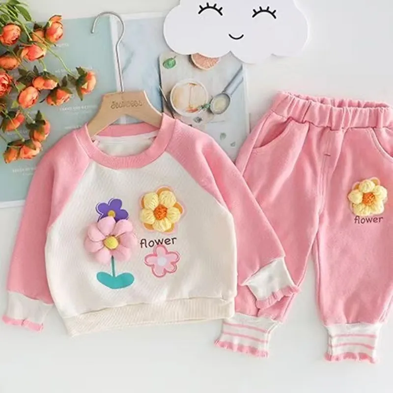 Baby Girl Clothing Set Spring and Autumn 2025 New Children's Sweater Pants Casual Sports Two-piece Set Kids Outfits
Baby Girl Clothing Set Spring and Autumn 2025 New Children's Sweater Pants Casual Sports Two-piece Set Kids Outfits
