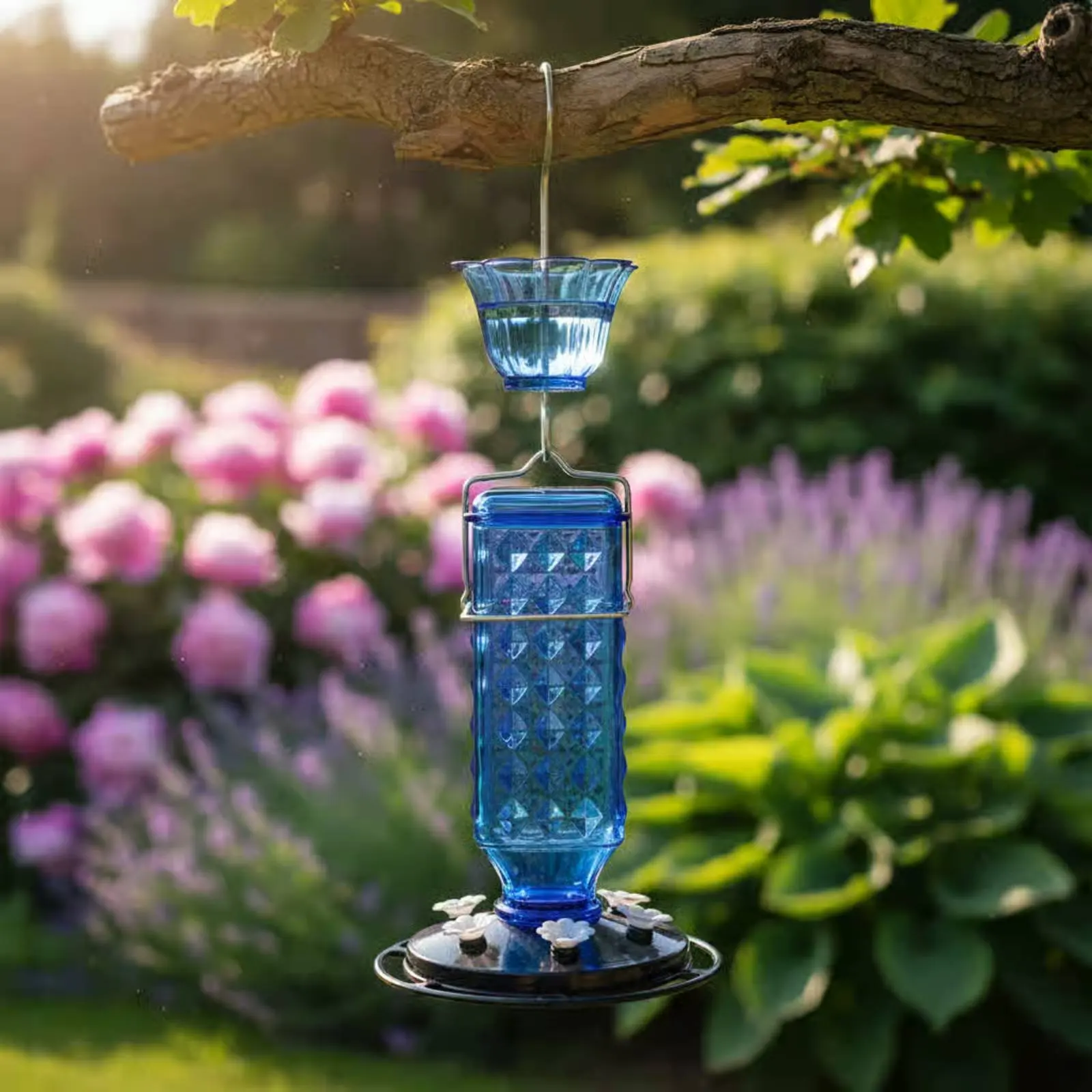 Geometric Pattern Avian Feeder Long-Lasting Hanging Nectar Sipper Feeder Hanging Crawler Guard Easy to Clean Water Moat Crawler
Geometric Pattern Avian Feeder Long-Lasting Hanging Nectar Sipper Feeder Hanging Crawler Guard Easy to Clean Water Moat Crawler