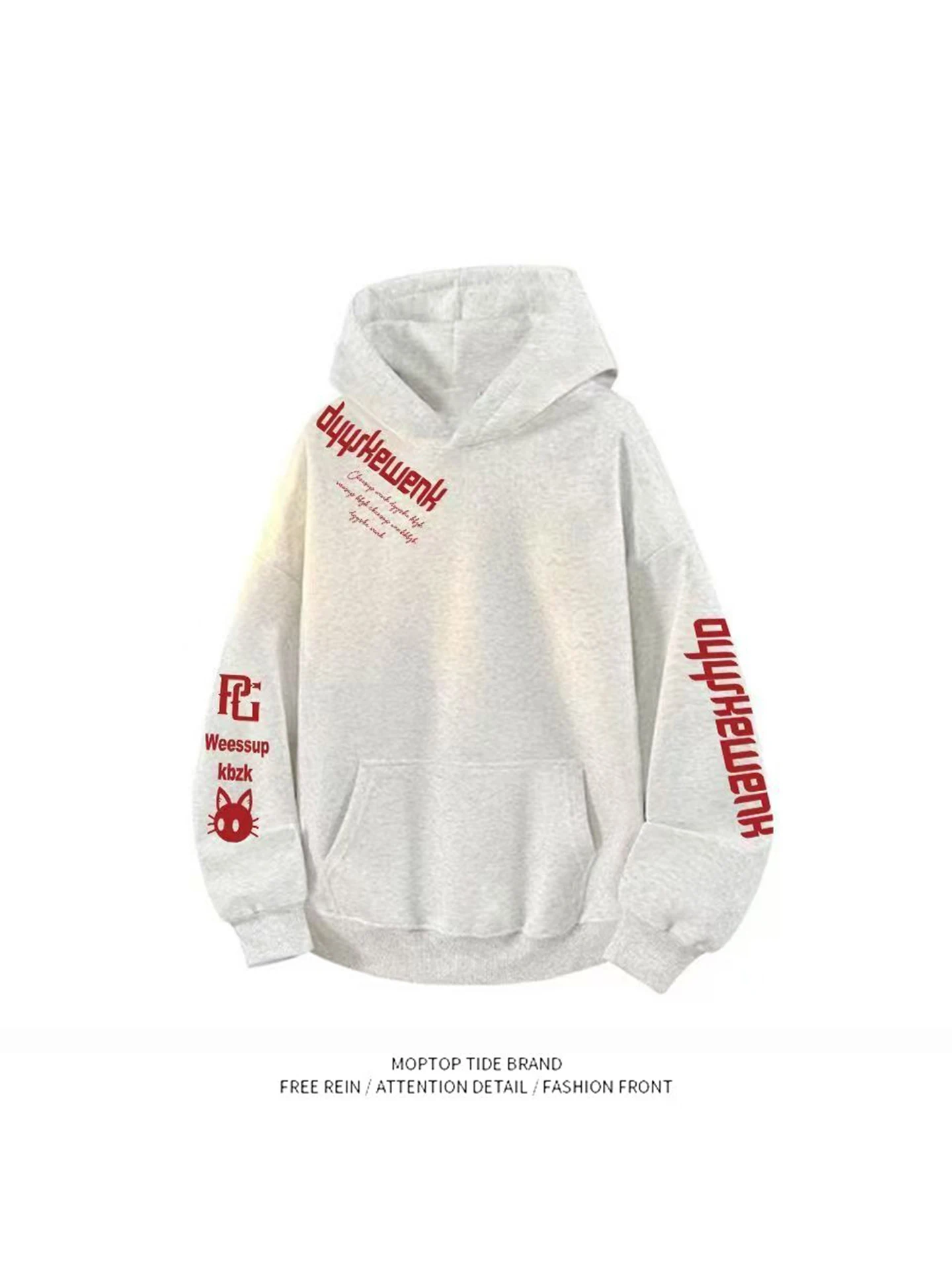 Loose Fit Printed Long Sleeve Hoodie Unisex Street Style Fashion Outerwear for Couples Autumn Casual Polyester Fiber Sweatshirt
Loose Fit Printed Long Sleeve Hoodie Unisex Street Style Fashion Outerwear for Couples Autumn Casual Polyester Fiber Sweatshirt