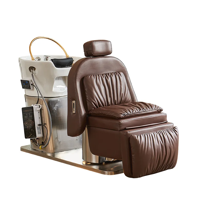 Hair salon special semi-reclining ceramic basin flushing bed beauty bed high-end electric lift
Hair salon special semi-reclining ceramic basin flushing bed beauty bed high-end electric lift