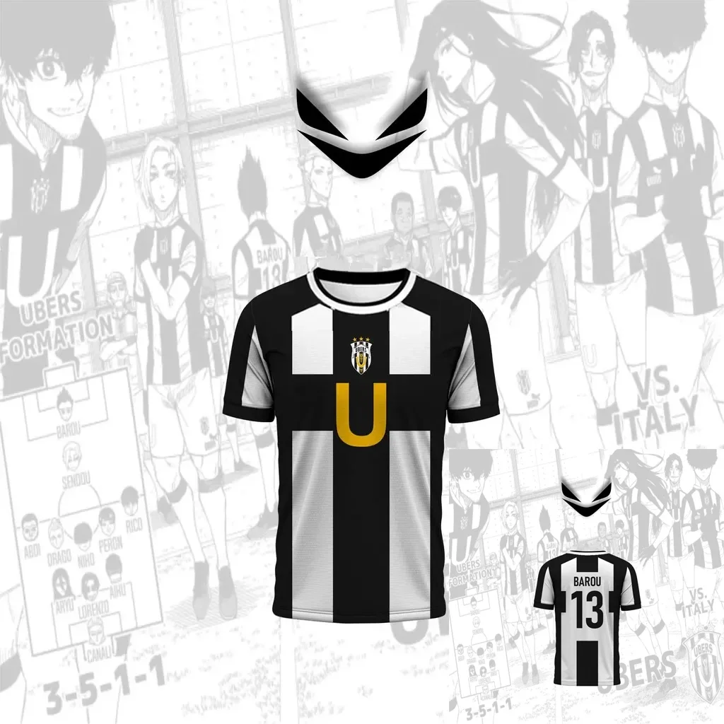 New Anime Blue Lock Ubers Jersey Role Play Men's Summer Short Sleeve Sports T-shirt Top Fashion Oversized Men's T-shirt
New Anime Blue Lock Ubers Jersey Role Play Men's Summer Short Sleeve Sports T-shirt Top Fashion Oversized Men's T-shirt