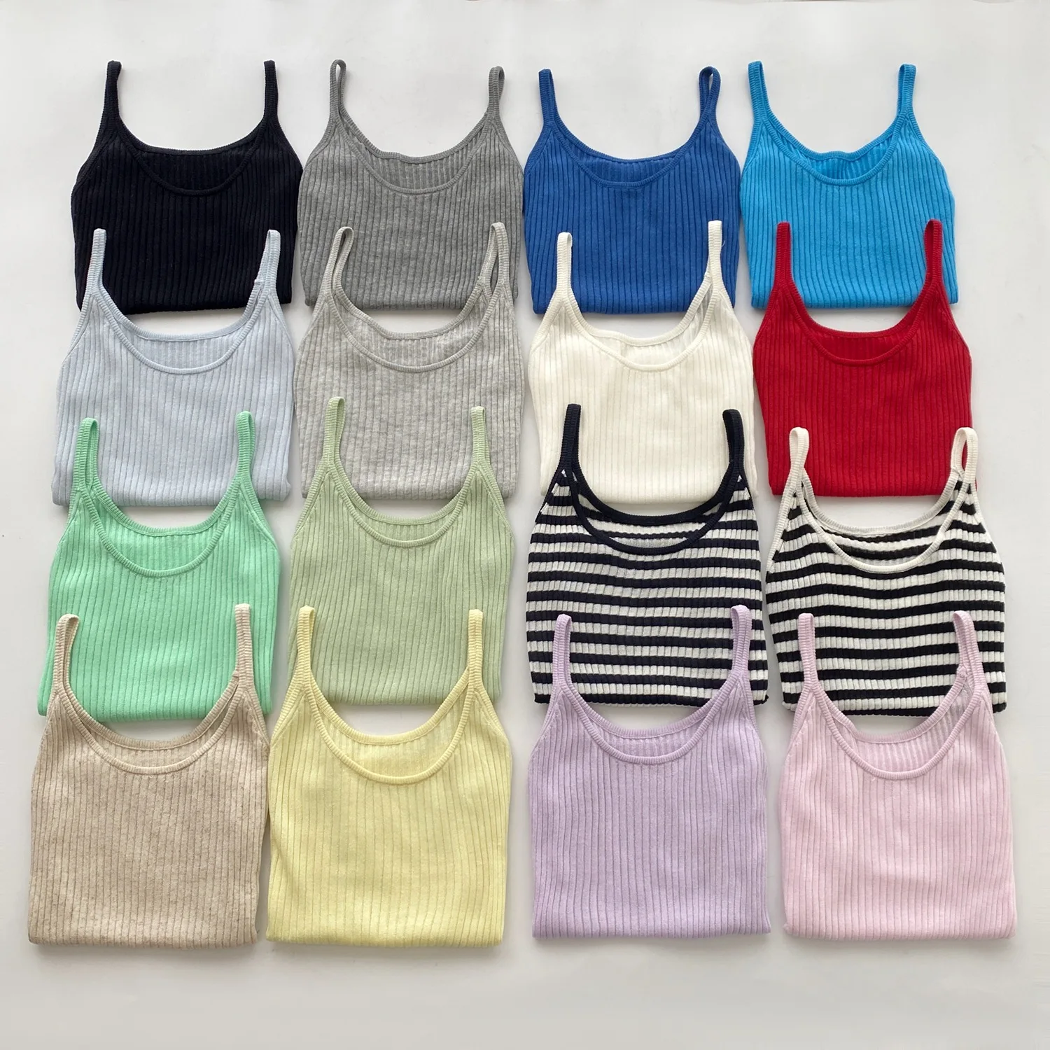 Dave&di 26 Summer New Product Thin Shoulder Strap Knitted Strap Women's Sky Cool Linen Pit Strip Sleeveless Tank Top Short Style
Dave&di 26 Summer New Product Thin Shoulder Strap Knitted Strap Women's Sky Cool Linen Pit Strip Sleeveless Tank Top Short Style