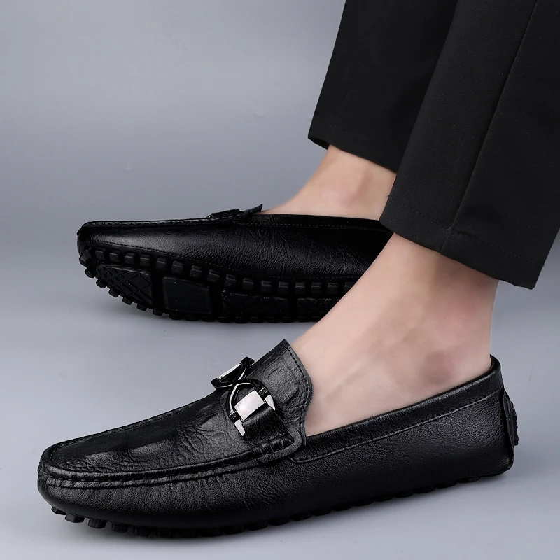 Hot Fashion 2023 Men's Driving Shoes Comfortable Lazy Shoes Brand New Soft Massage Insole Bottom Pea Shoes Breathable Bean Shoes
Hot Fashion 2023 Men's Driving Shoes Comfortable Lazy Shoes Brand New Soft Massage Insole Bottom Pea Shoes Breathable Bean Shoes