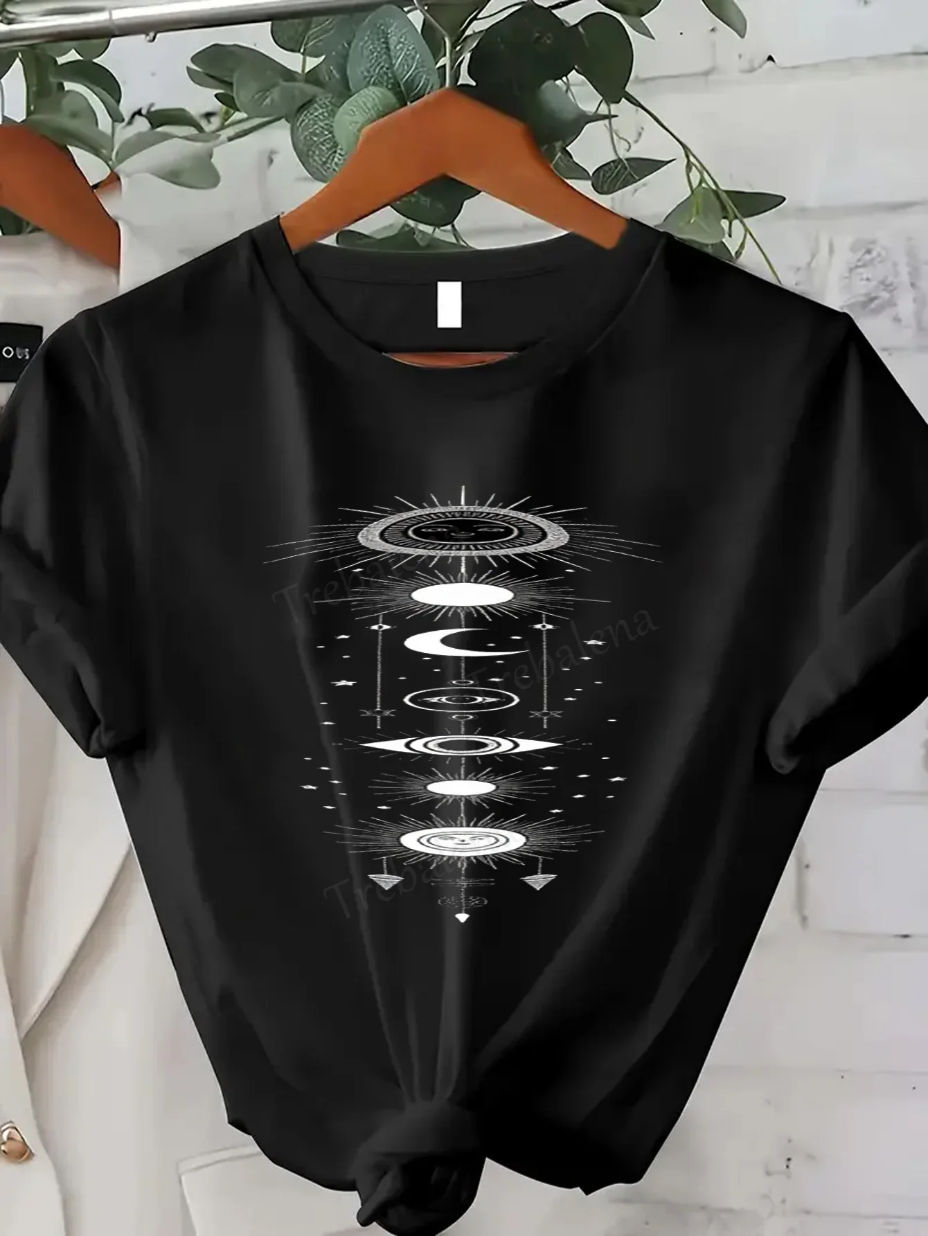 Women T-shirt Mystic Moon Phases T-Shirt for Women - Boho Spiritual Graphic Tee
Women T-shirt Mystic Moon Phases T-Shirt for Women - Boho Spiritual Graphic Tee