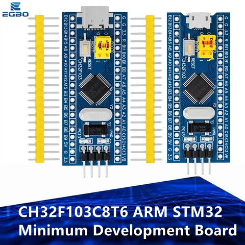 EGBO-Módulo de placa de desarrollo mínimo para arduino, ARM CH32F103C8T6 STM32, Kit Diy, CH32F103C8T6
