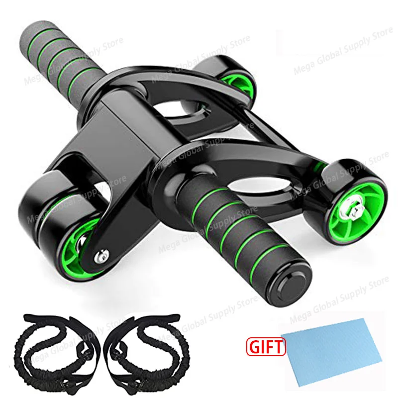 Sports Ab Rollers Wheel Exercise Wheel Core Strength Training Abdominal Roller Set Resistance Bands Knee Mat Home Gym Equipment
Sports Ab Rollers Wheel Exercise Wheel Core Strength Training Abdominal Roller Set Resistance Bands Knee Mat Home Gym Equipment