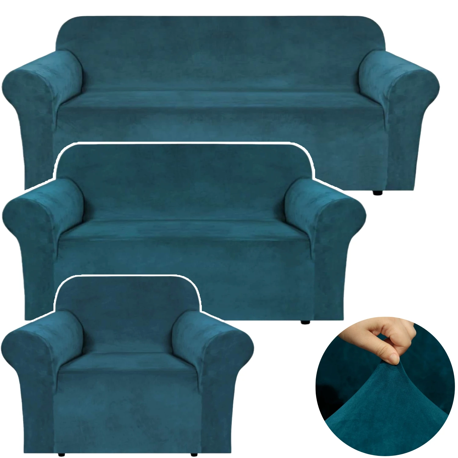 Stretch Couch Cover Slip cover 1/2/3/4 Seater Plush Velvet Sofa Couch Protector Decoration Washable Furniture Cover
Stretch Couch Cover Slip cover 1/2/3/4 Seater Plush Velvet Sofa Couch Protector Decoration Washable Furniture Cover