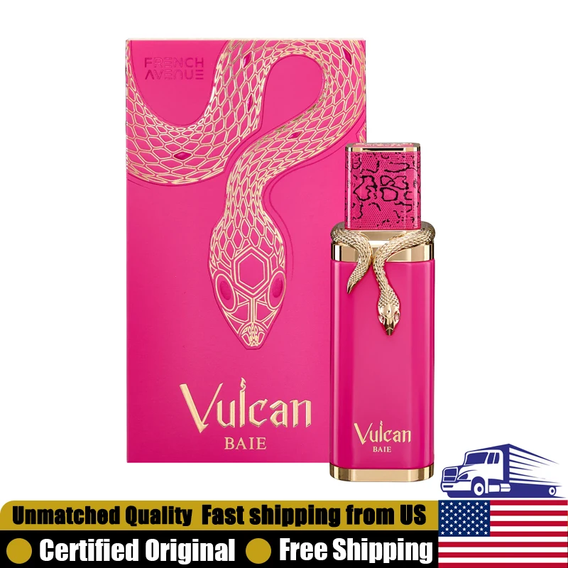 French Avenue Vulcan Baie Eau de Parfum 3.4 Ounce Long-Lasting Floral Fruity Unisex Cologne 100 ML Portable Pheromones Perfume
French Avenue Vulcan Baie Eau de Parfum 3.4 Ounce Long-Lasting Floral Fruity Unisex Cologne 100 ML Portable Pheromones Perfume
