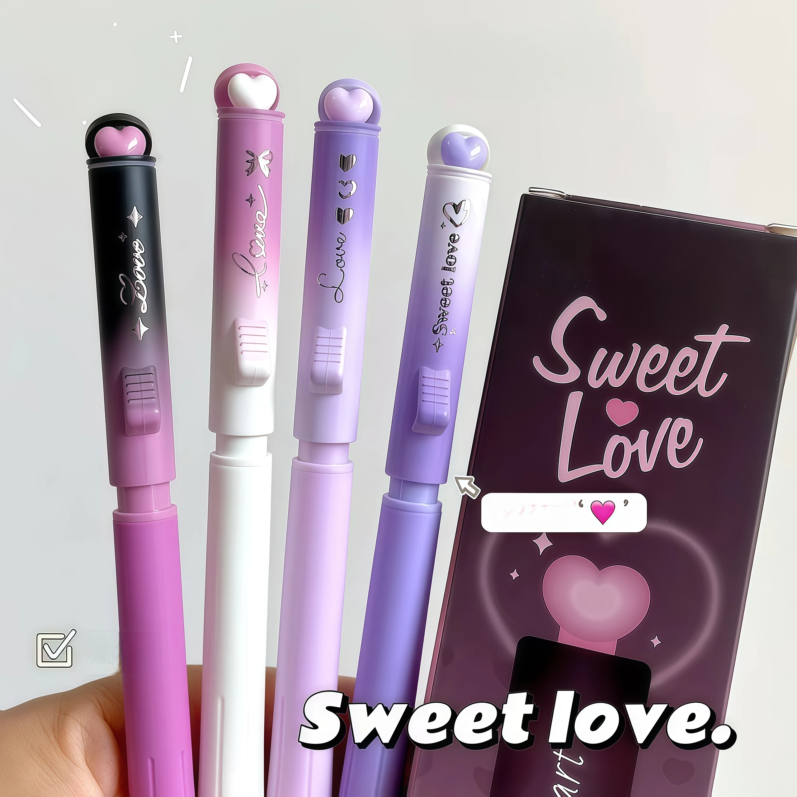 Y2K Pink and Black Style Gel Pens, Creative Twist Cup Ballpoint Pens, 0.5mm, Quick-Drying Black Ink, Fun Stress Relief Rotating
Y2K Pink and Black Style Gel Pens, Creative Twist Cup Ballpoint Pens, 0.5mm, Quick-Drying Black Ink, Fun Stress Relief Rotating