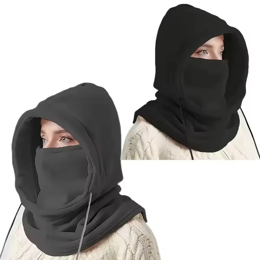 Unisex Winter Balaclava Knit Hood - Windproof Mask with Drawstring, Motorcycle Riding Headgea Warm Knitted Cap Cold Weather
Unisex Winter Balaclava Knit Hood - Windproof Mask with Drawstring, Motorcycle Riding Headgea Warm Knitted Cap Cold Weather