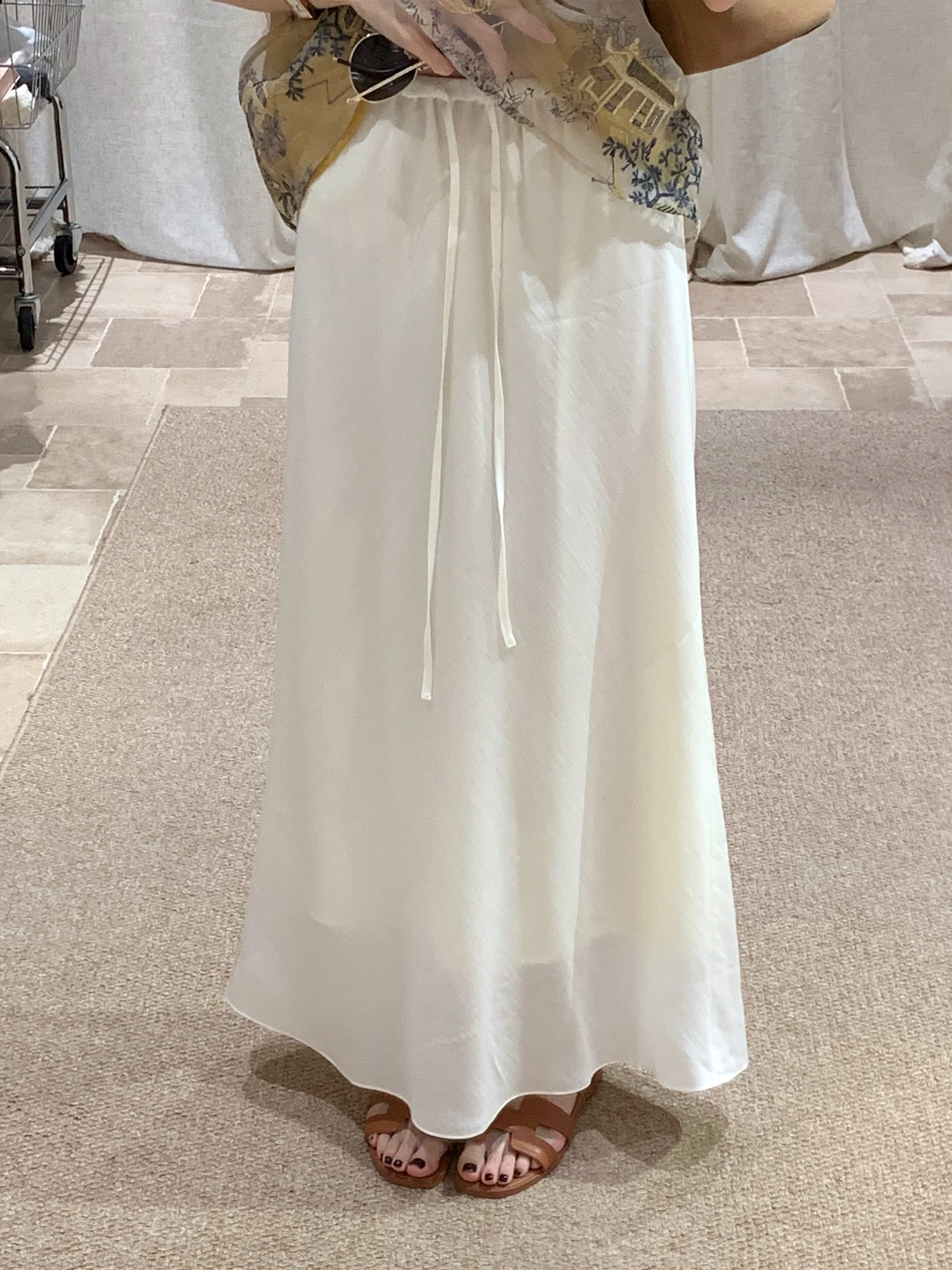 BRIVIN Юбка-миди трапециевидной формы с высокой талией, женская летняя новая юбка со свободной талией, дизайн Sense Hang Sensation f-length
BRIVIN Юбка-миди трапециевидной формы с высокой талией, женская летняя новая юбка со свободной талией, дизайн Sense Hang Sensation f-length