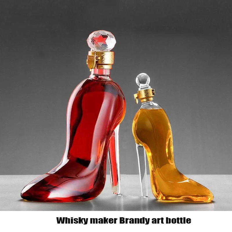 750ml high heels High borosilicate glass Decanter Craft Creative wine bottle Whiskey bottle Brandy art bottle
750ml high heels High borosilicate glass Decanter Craft Creative wine bottle Whiskey bottle Brandy art bottle